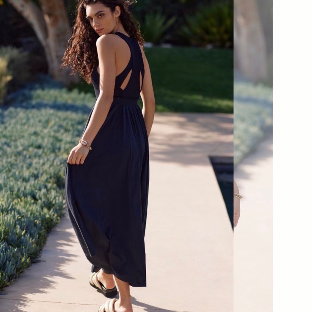 Anthropologie Daily Practice Jump-High Cut-Out Dress S - Picture 2 of 10
